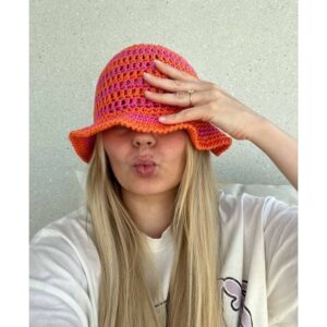 Chapéu de Crochê Bucket Personalizado