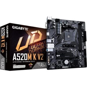 GIGABYTE A520M K V2 Placa-Mãe DDR4 AM4