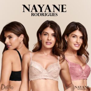 Sutiã Sem Bojo Renda Aro Regulável