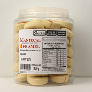 Biscoito Amanteigado Mantecal Framel 850g - 50 Unidades