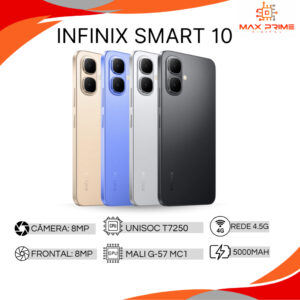 Infinix Smart 10 4G – Tela 6.67” 128GB