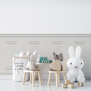 Papel de Parede Adesivo Boiserie Efeito Moldura