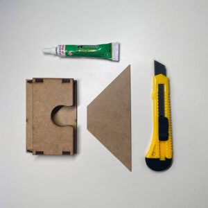 Kit Instalação Rodapé EVA 45° e Cola