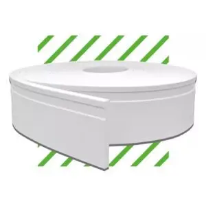 Rodapé Autocolante EVA 15cm - 10 Metros Branco