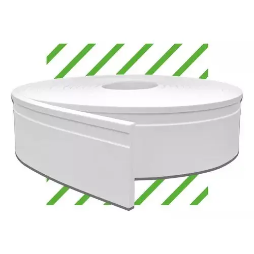 Rodap? Autocolante EVA 15cm - 10 Metros Branco 1 Rodapé Autocolante EVA 15cm - 10 Metros Branco