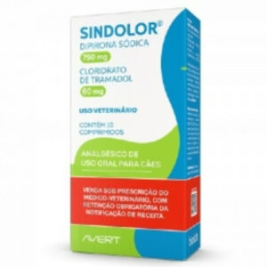 Sindolor 750/60mg - Analgésico para Cães