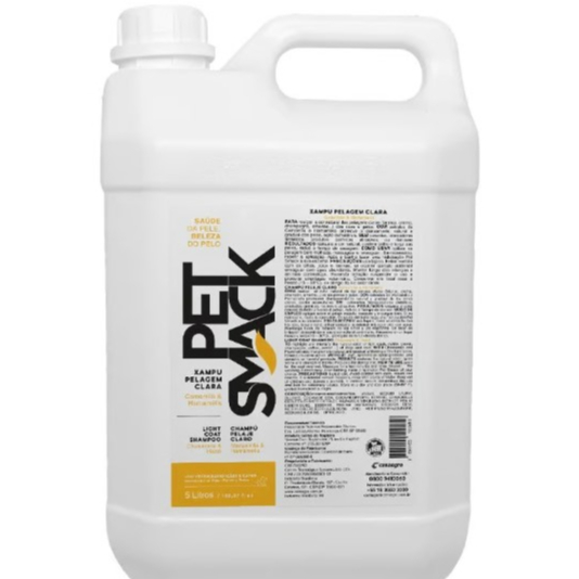 Shampoo Pelagem Clara Pet Smack 5L C?es Gatos 1 Shampoo Pelagem Clara Pet Smack 5L Cães Gatos
