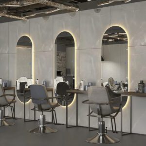 Espelho com LED 150x40cm - Iluminação 3 Cores