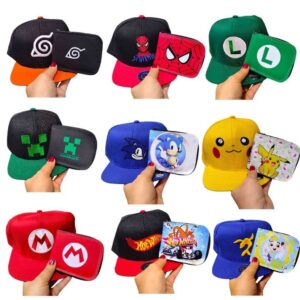 Kit Infantil Boné e Carteira Sintética