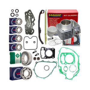 Kit Cilindro Motor CG Titan 150 Original Honda Hamp Fan 150 Juntas Corrente Retentores