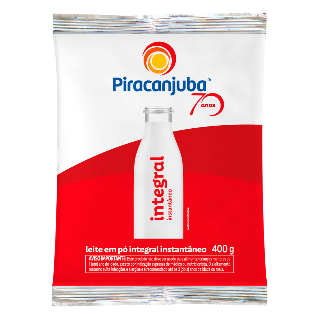 Leite em P? Integral Piracanjuba 400g 1 Leite em Po Integral Instantaneo Piracanjuba 400g
