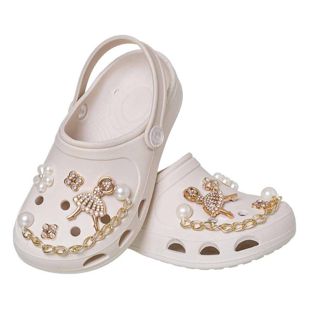 Sand?lia Infantil Babucha Enfeite Bot?es 1 Sandália Infantil Babucha Enfeite Botões