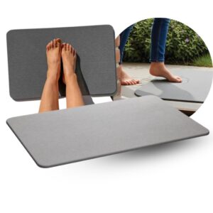 Tapete de Pedra Diatomita Antiderrapante