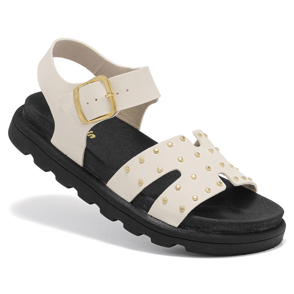 Sand?lia Birken Infantil e Feminina Spike Brilho Camin 1 Sandália Birken Infantil Feminina Mãe & Filha Camin Conforto Brilho Spike Promoção Verão Camin