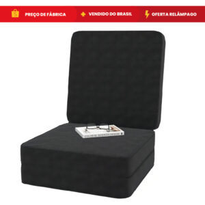 Puff Solteiro Multiuso Dobrável Bonatto