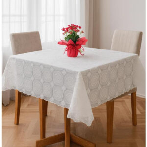Toalha de Mesa Renda PVC – Diversos Tamanhos