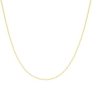 Cordão Rommanel Banhado A Ouro Fio Cabelo De Anjo 530411 - 42cm