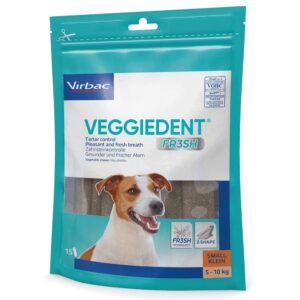 Veggiedent Fresh S Virbac Cães Pequenos - Tiras Dentais 15un