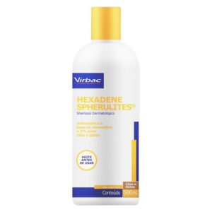 Hexadene Spherulites Virbac Shampoo Dermatológico Para Cães e Gatos 500ml