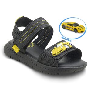 Sandália Papete Menino Leve Confortável Com Brinde