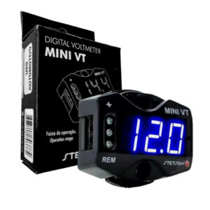 Voltímetro Digital Stetsom Mini VT 12V 24V