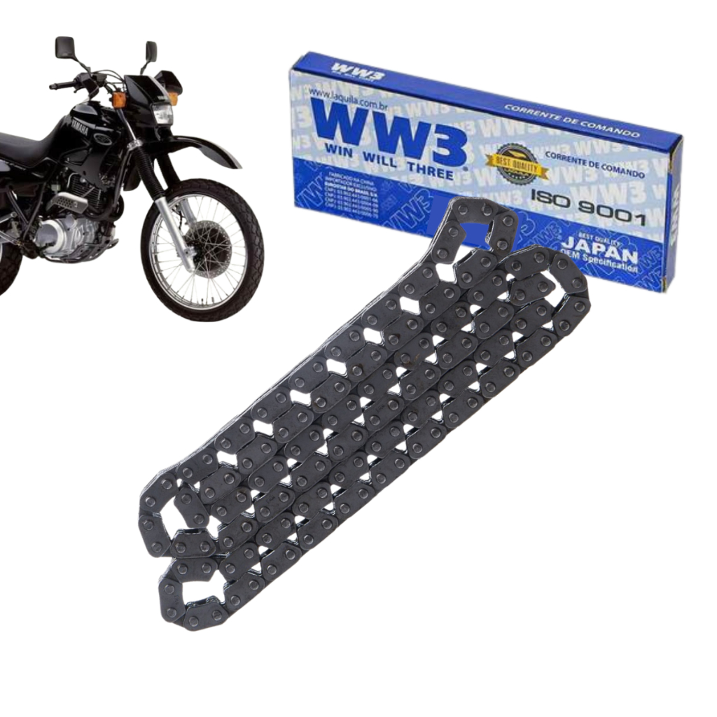 Corrente Comando Ww3 Yamaha XT600 126 Elos - Performance e Confiabilidade 1 Corrente Comando Motor Ww3 Yamaha Xt600 (126 Elos)