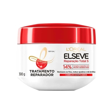 Creme Els?ve Repara??o Total 5 300g 1 Creme de Tratamento Elséve Reparação Total 5 300g - L'oréal