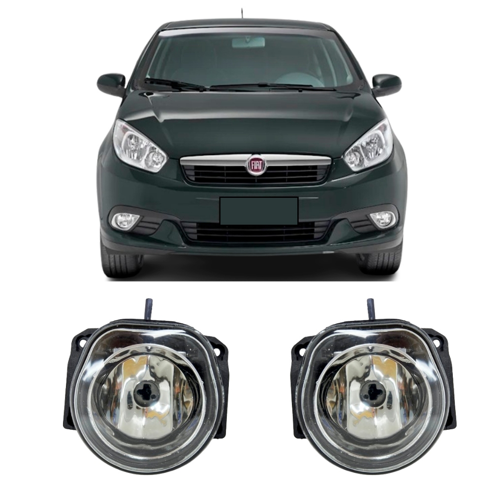 Farol Milha Neblina Fiat Siena 2001-2015 1 Farol Milha Neblina Fiat Siena 2001-2015
