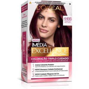 Tinta Imédia Excellence Vermelho Profundo 4466