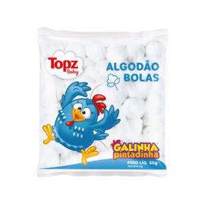 Algodão Bolas Galinha Pintadinha 50g