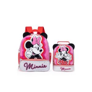 Mochila Minnie Disney + Lancheira Térmica Infantil