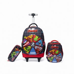 Kit Mochila Escolares Avengers Marvel