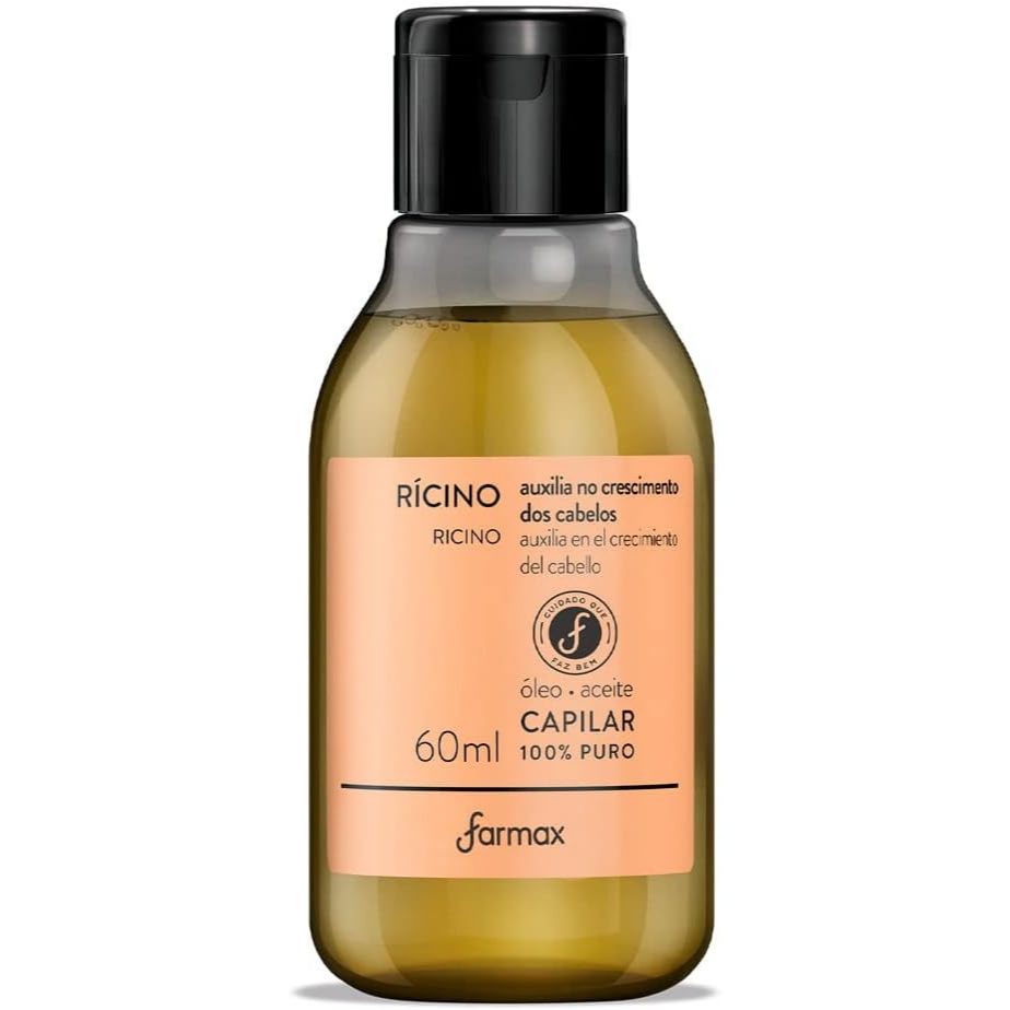 ?leo de R?cino Farmax 60ml - Crescimento e Hidrata??o 1 Óleo De Ricino Farmax 60ml