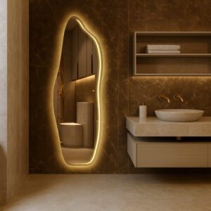 Espelho de Corpo Inteiro LED Bivolt Touch