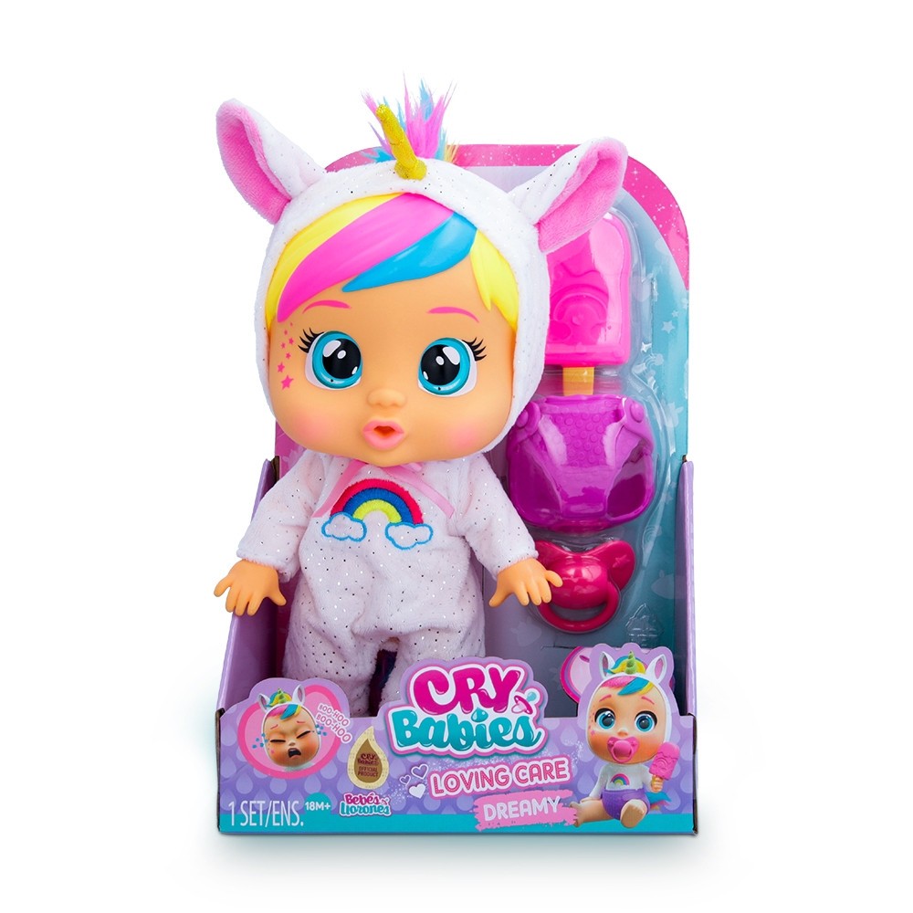 Boneca Cry Babies Loving Care Multikids - BR2394 1 Boneca Cry Babies Com Acessórios e Roupinha Multikids - BR2394