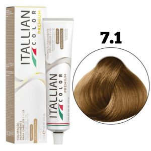 Coloraçao Itallian Color Professional 7.1 (17) Louro Cinza