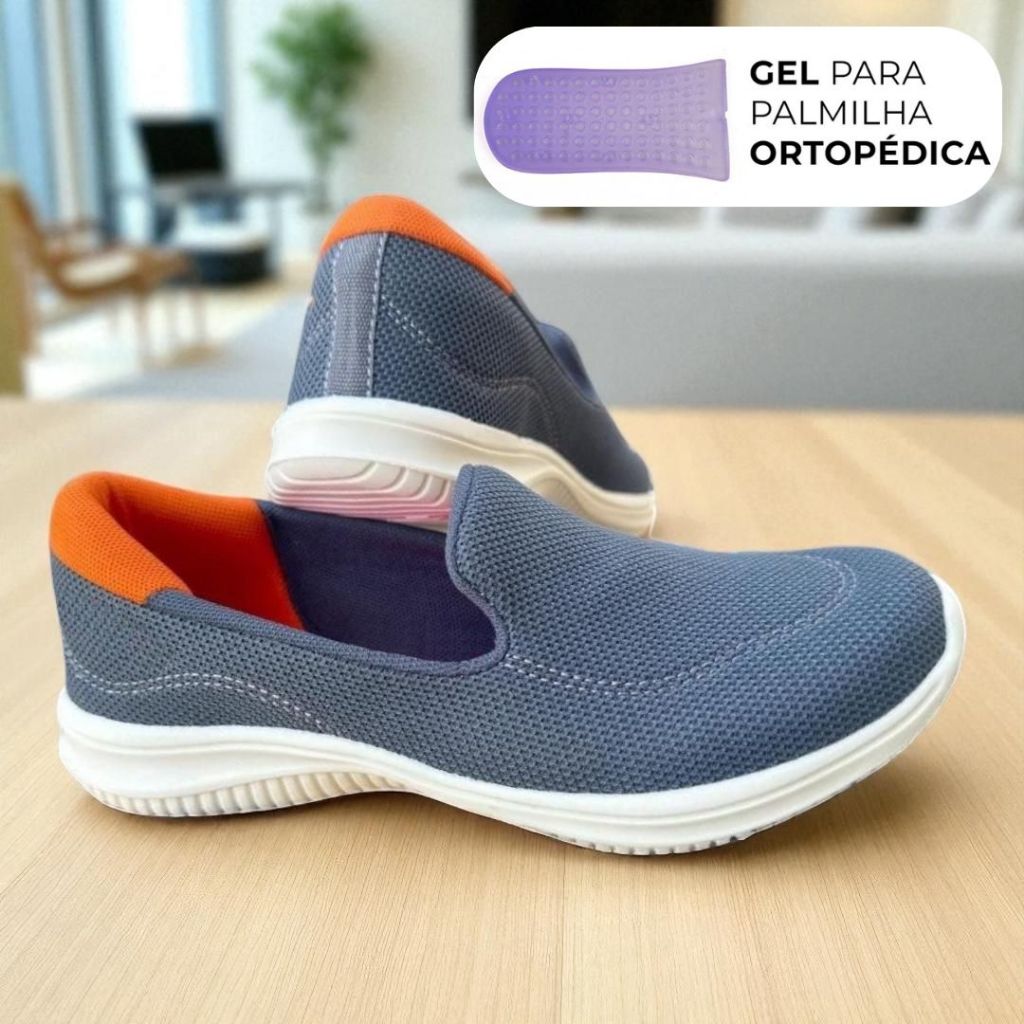 Tênis Feminino Ortopédico Conforto Gel