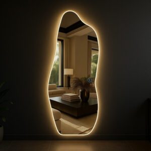 Espelho 110x50cm Com Led Touch Quente Frio Bivolt Corpo Inteiro Grande Pinterest Quarto Sala Hall