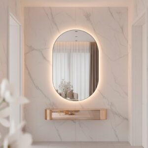 Espelho LED 40x50cm e 50x80cm Decorativo