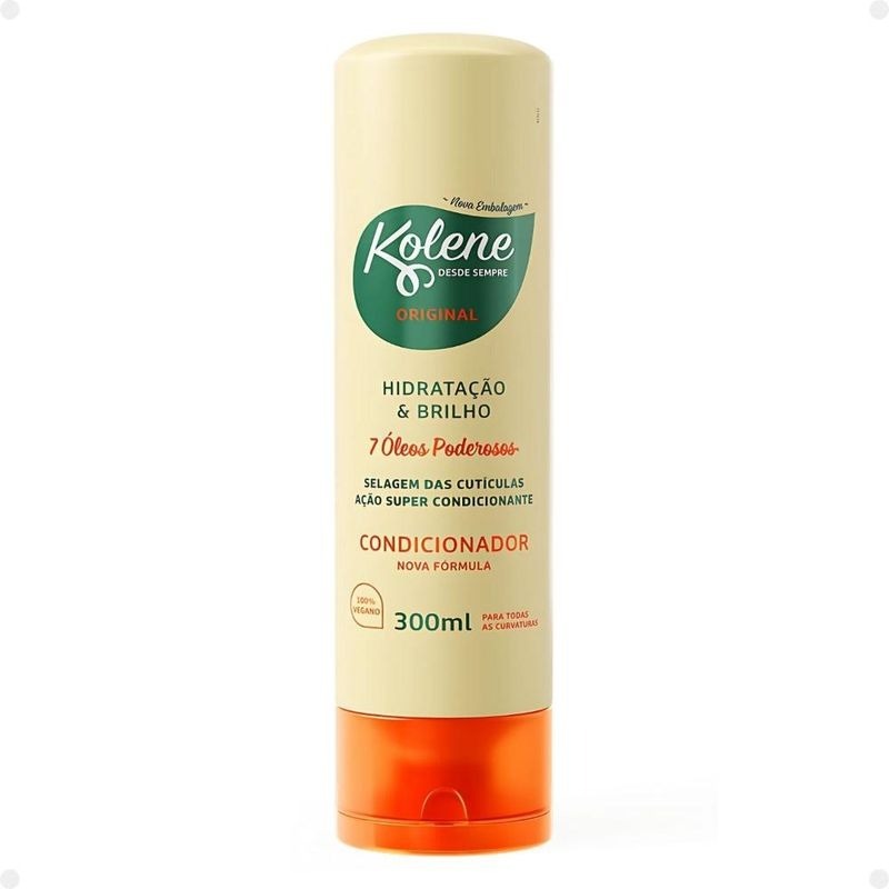 Condicionador Kolene 300ml - Hidratação Profunda 1 Condicionador Kolene Original Com 300ml