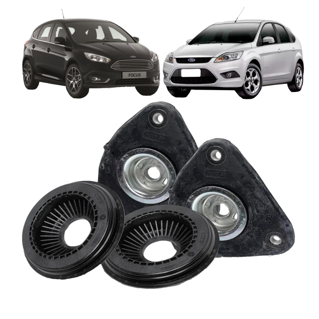Kit Coxim Rolamento Ford Focus 2009-2019 1 Kit Coxim Com Rolamento Dianteiro Focus 2009 A 2019 Original Ford