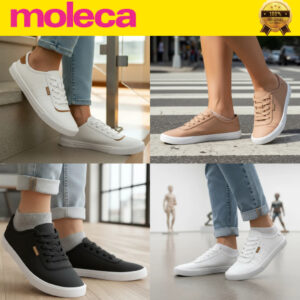 Tênis Feminino Moleca Napa Branco Casual