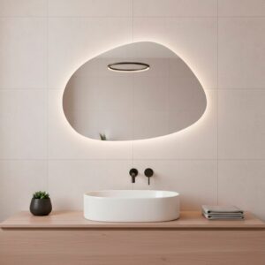 Espelho Led Parede Decorativo 44x64cm Nuvem