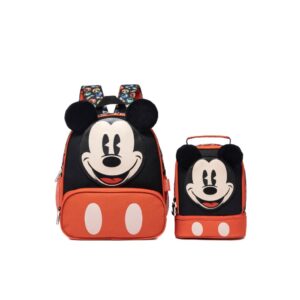 Mochila Mickey + Lancheira Térmica Infantil