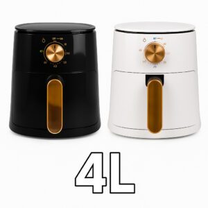 Air Fryer 4L Elétrica Branca/Preta