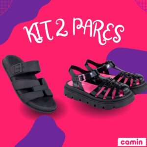 Chinelo Nuvem & Sandália Infantil - Black Friday