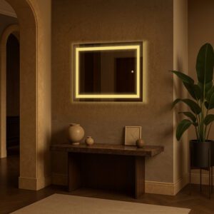 Espelho Retangular LED Bivolt 70x50cm