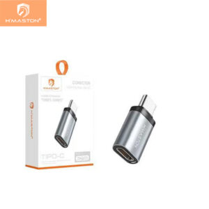 H'maston ZHQ-25/ZHQ-26 Adaptador OTG Para iPhone E Android Saida Tipo-C para Lightning suporta