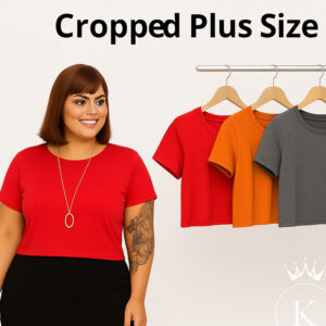 Cropped Plus Size Viscolycra Liso