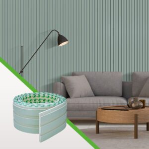 Painel Ripado Autocolante Meu Rodapé